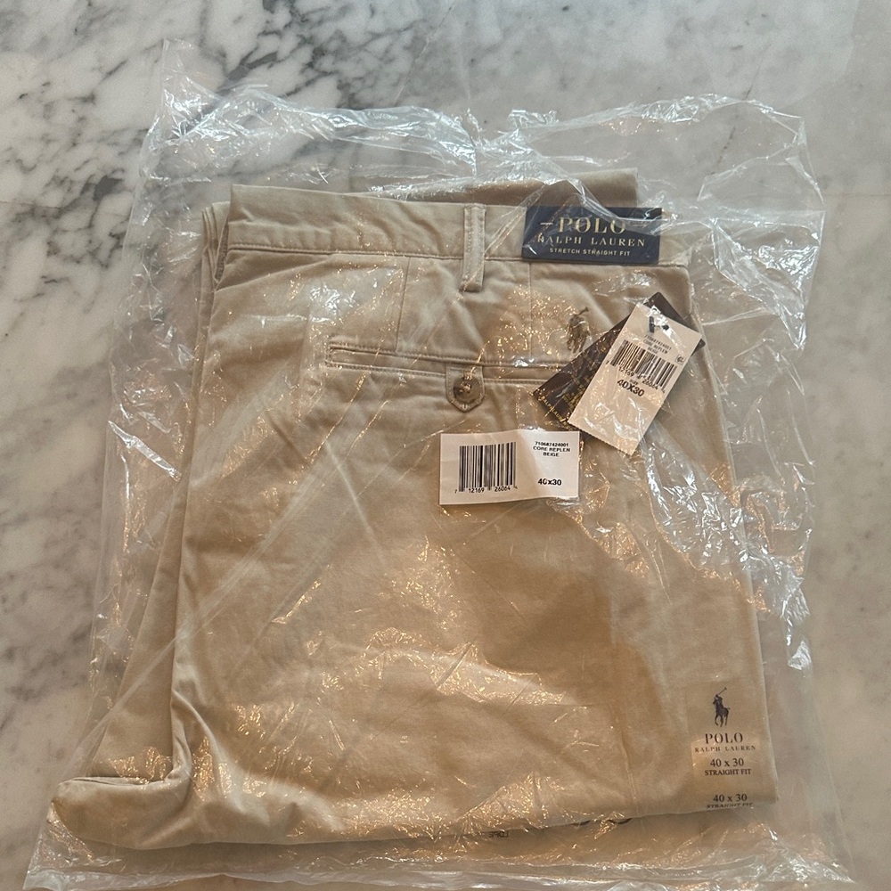 Polo Ralph Lauren Khaki Pants. 40/30. NWT